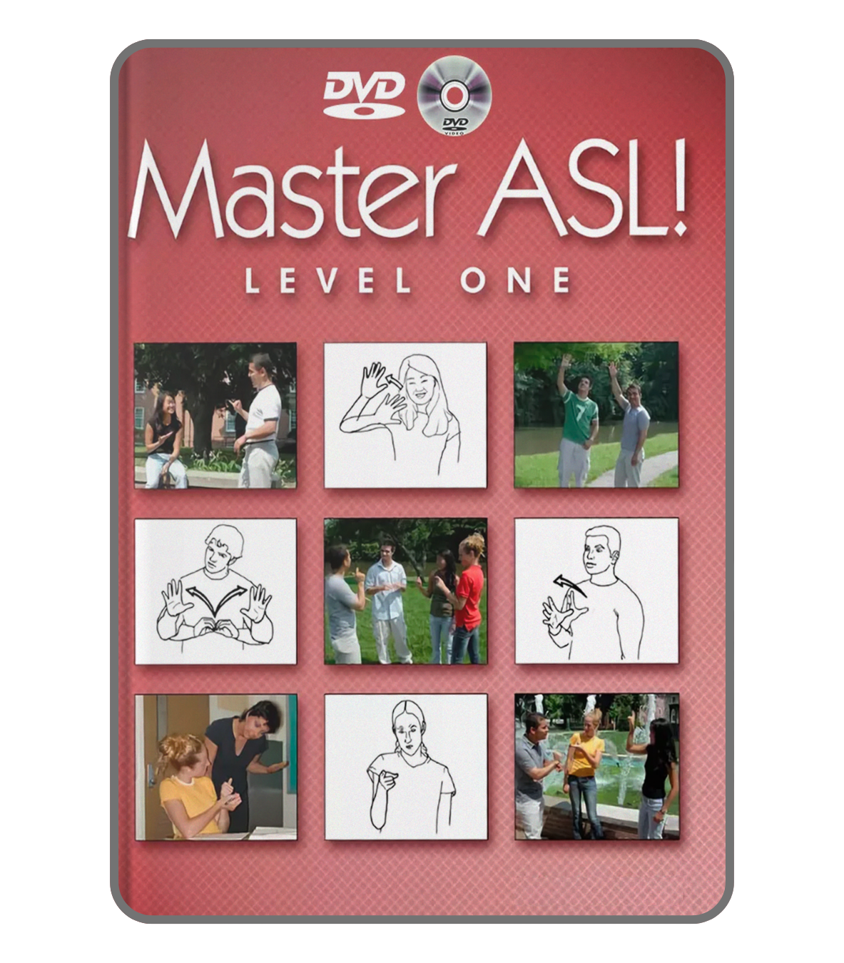 Master ASL! Level One – Textbook & DVD Learning Set