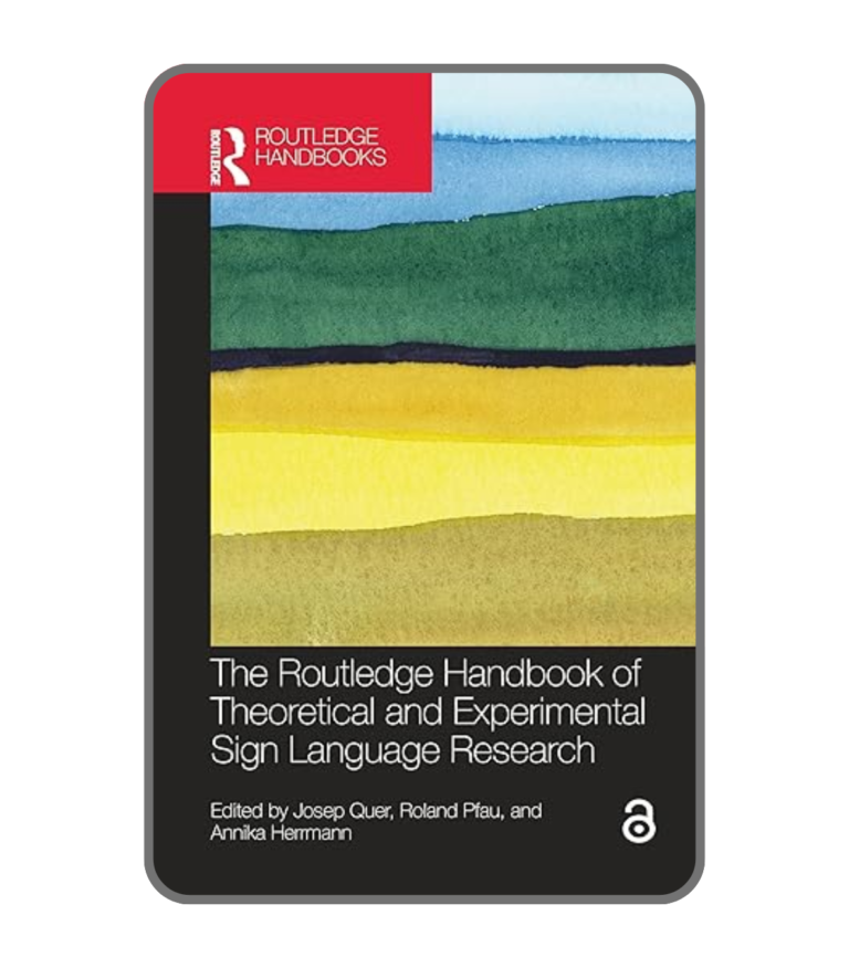 routledge handbook of theoretical and experimental sign language research book